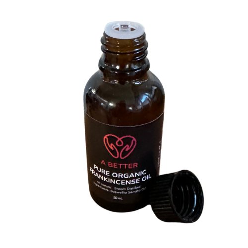 Pure Organic Frankincense Oil 30mL Amber Glass Bottle