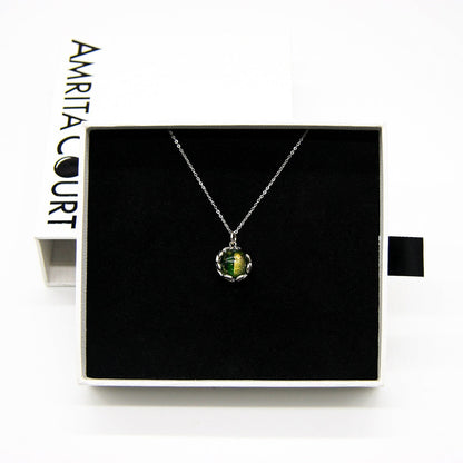 Planet Murano Aroma Necklace - Aurum Verdant | Energy & Healing | Diffuse on the go