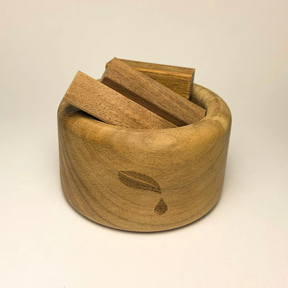 Black Walnut Cup Diffuser | Stylish Home Decor | Waterless Natural Essential Oil Diffusing