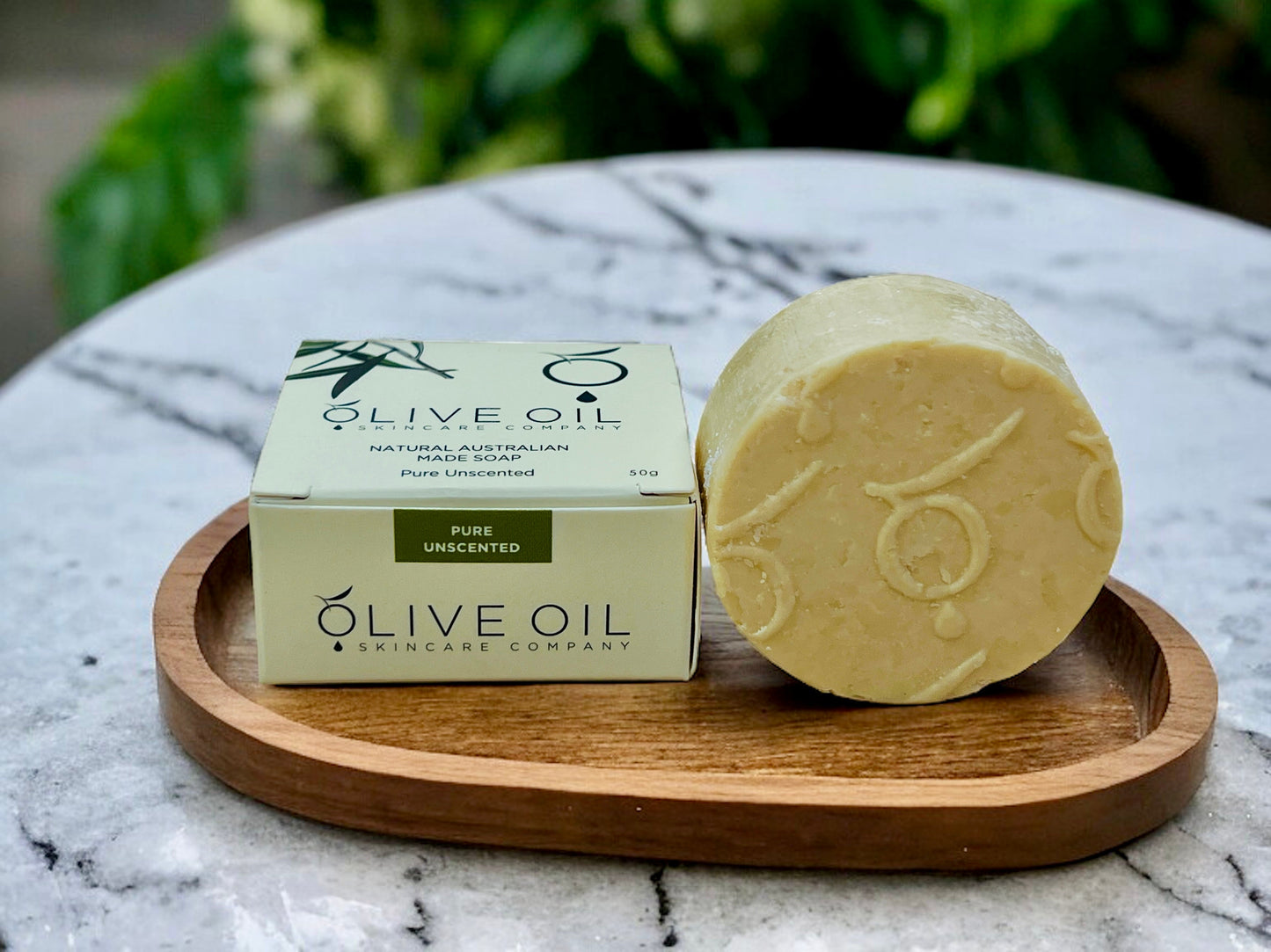 Olive Oil Soap, All-Natural , Unscented, 50g
