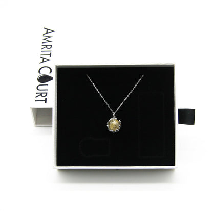 Planet Murano Aroma Necklace - Stardust Crystal | Energy & Healing | Diffuse on the go | Gift For Her