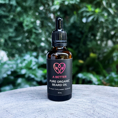 Pure Organic Beard Oil 50 mL - Dropper Bottle - For Long Beards-0