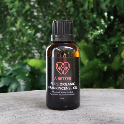 Pure Organic Frankincense Oil 30mL Amber Glass Bottle