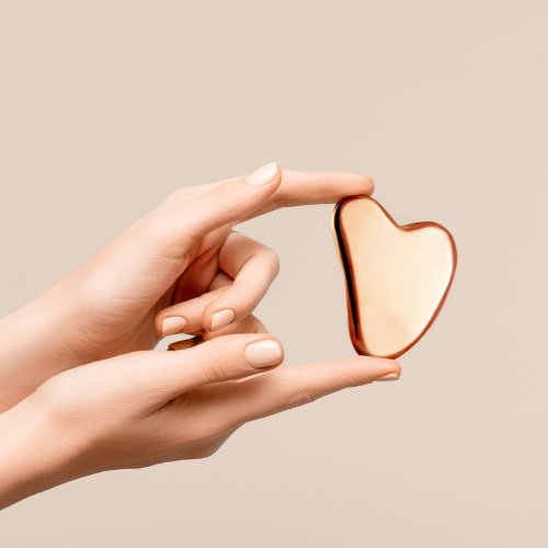 Pure Copper Gua Sha Tool Facial Massager-0