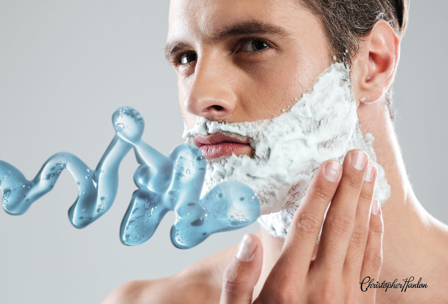 BLUE SHAVING POMADE | Light Foam | Rocks Gold + Mint